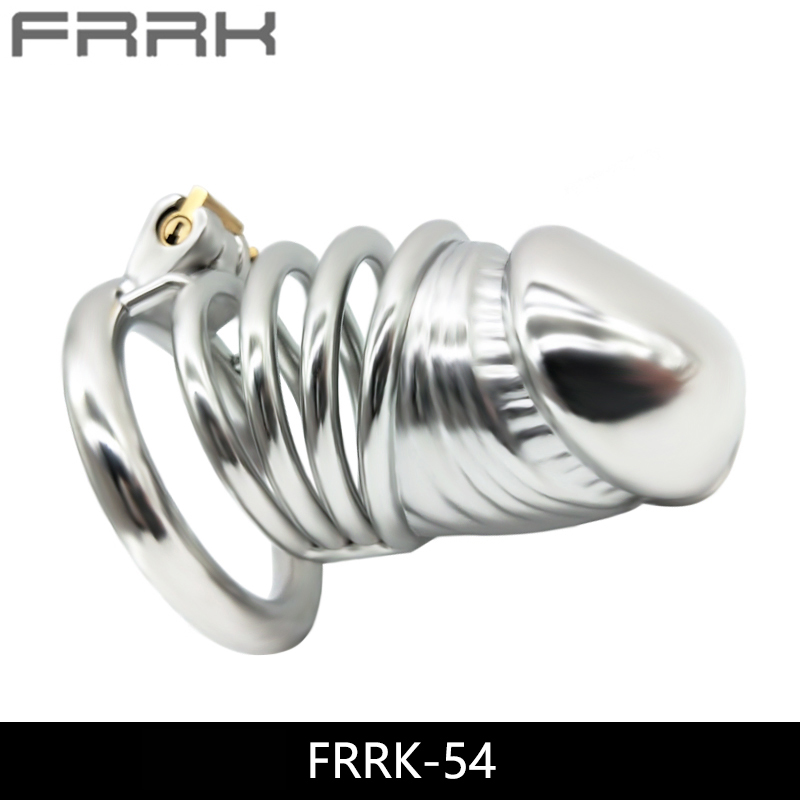 FRRK-54 Round Ring 304 Stainless Steel Chastity Cage