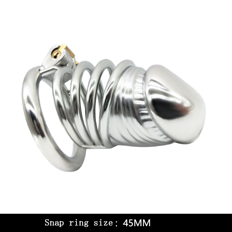 FRRK-54 Round Ring 304 Stainless Steel Chastity Cage - Image 6