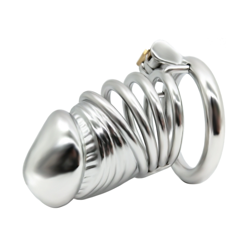 FRRK-54 Round Ring 304 Stainless Steel Chastity Cage - Image 4