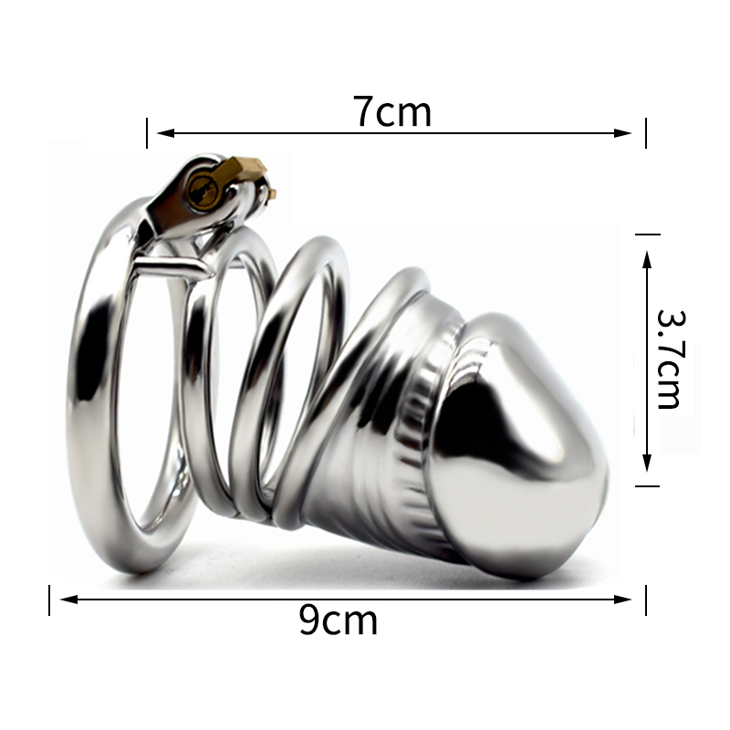 FRRK-53 Round Ring 304 Stainless Steel Chastity Cage - Image 6