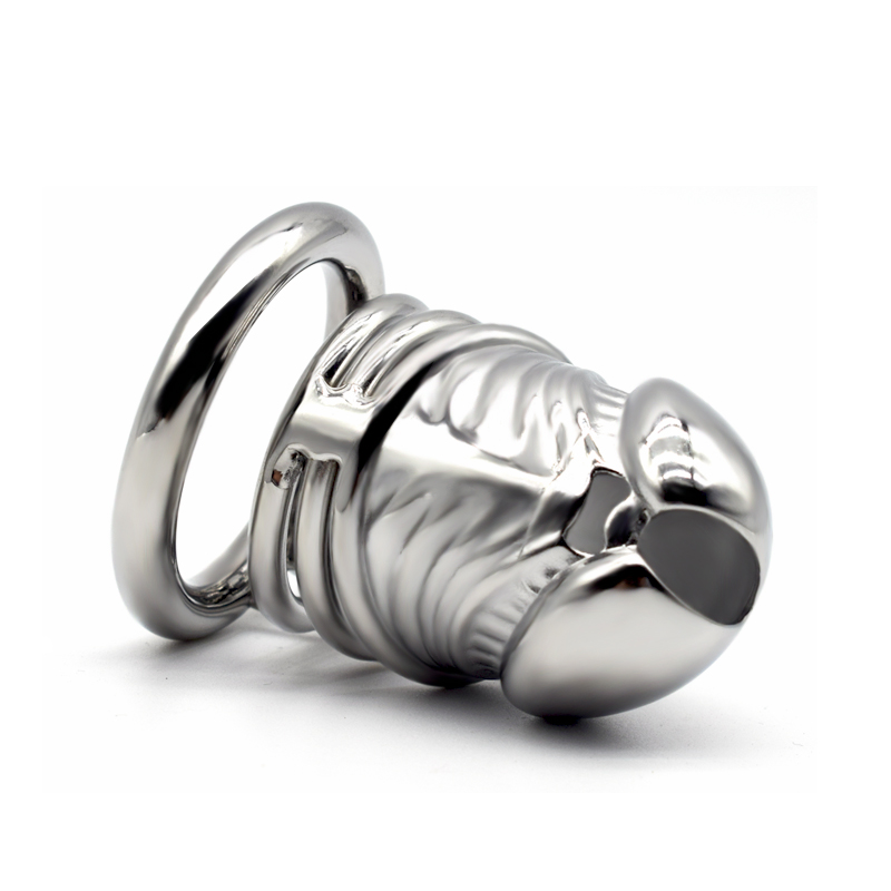 FRRK-53 Round Ring 304 Stainless Steel Chastity Cage - Image 3