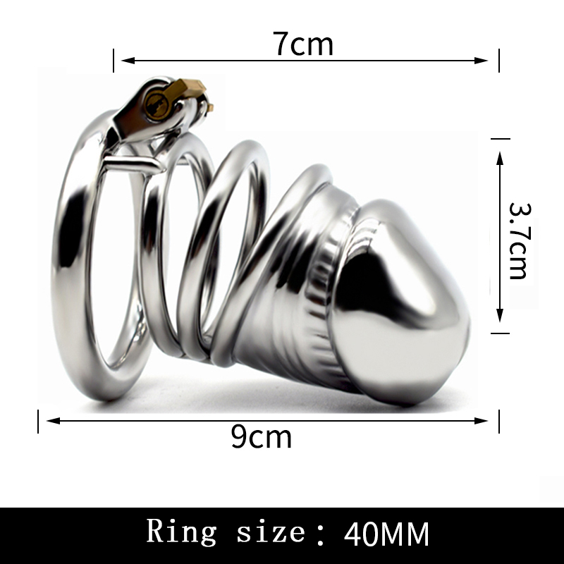 FRRK-53 Round Ring 304 Stainless Steel Chastity Cage - Image 7