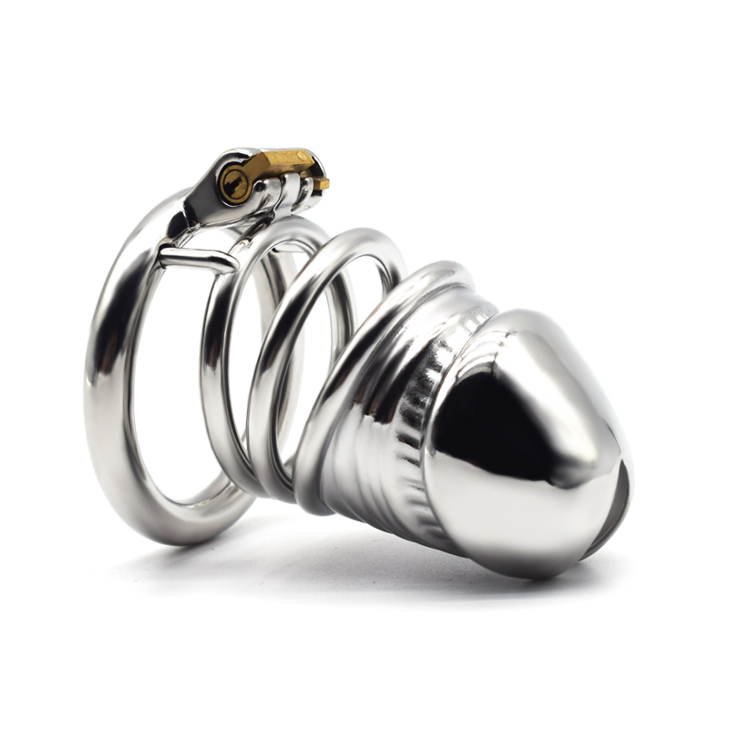 FRRK-53 Round Ring 304 Stainless Steel Chastity Cage - Image 4