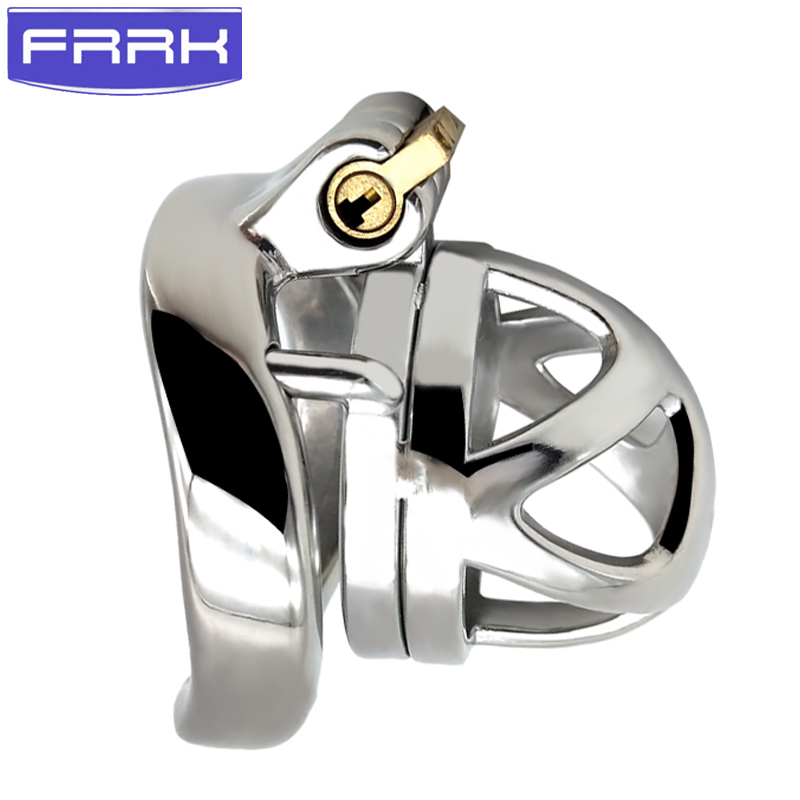 FRRK-48C Curved Ring 304 Stainless Steel Chastity Cage