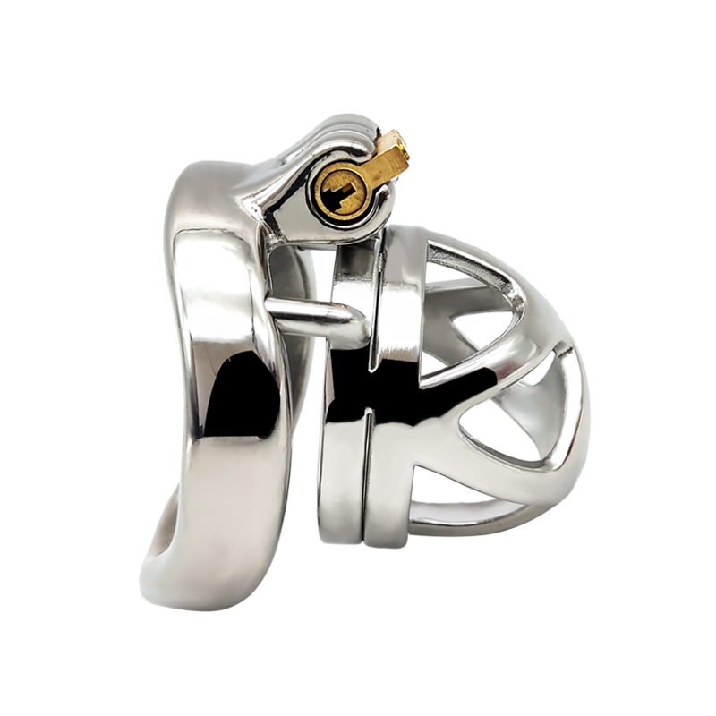 FRRK-48C Curved Ring 304 Stainless Steel Chastity Cage - Image 9