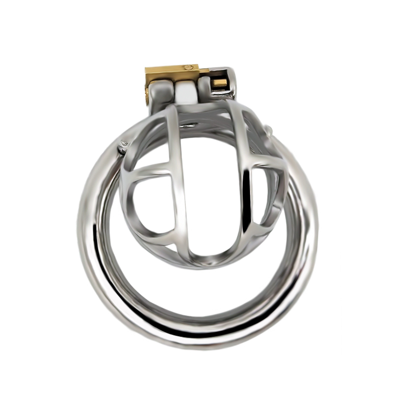 FRRK-39 Round Ring 304 Stainless Steel Chastity Cage - Image 3