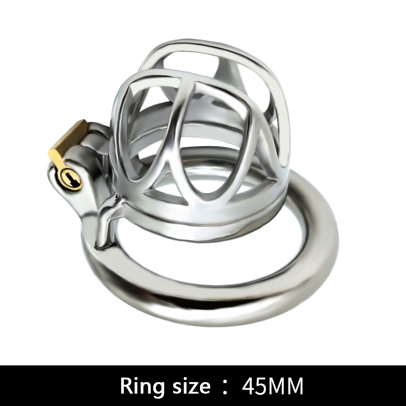 FRRK-39 Round Ring 304 Stainless Steel Chastity Cage - Image 7