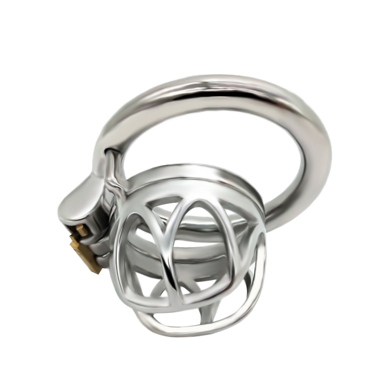 FRRK-39 Round Ring 304 Stainless Steel Chastity Cage - Image 4