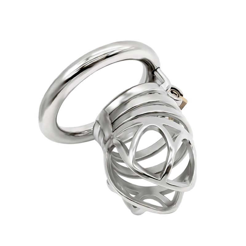 FRRK-42 Round Ring 304 Stainless Steel Chastity Cage - Image 3