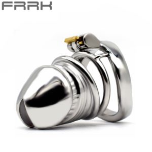 FRRK-52C Curved Ring 304 Stainless Steel Chastity Cage