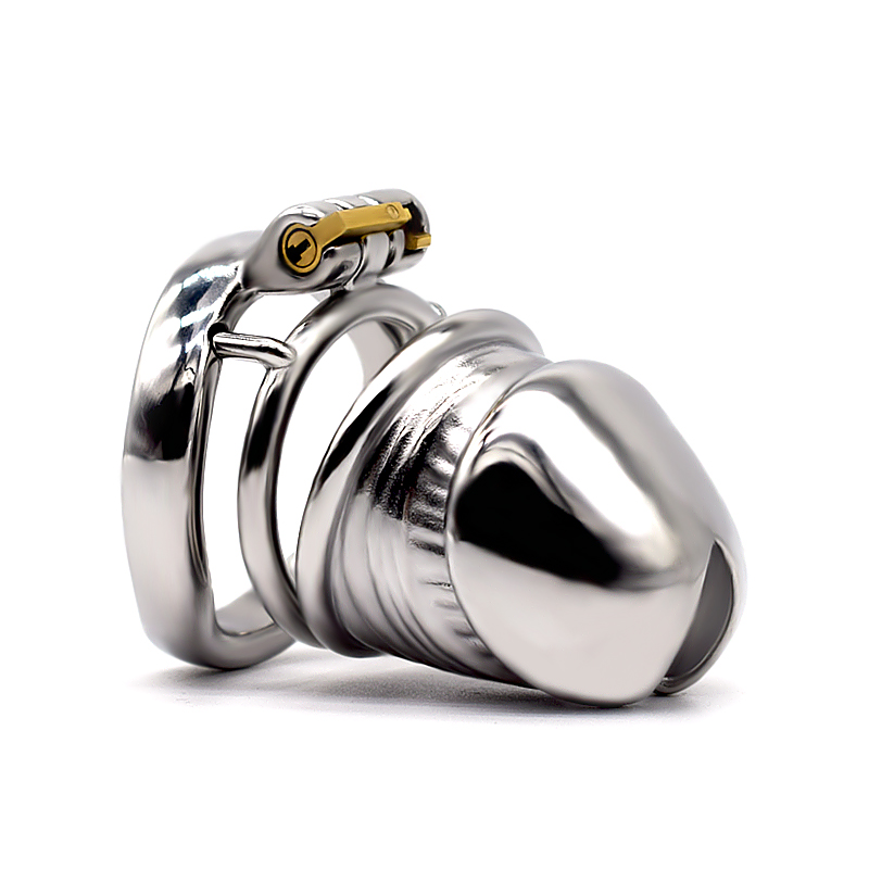 FRRK-52C Curved Ring 304 Stainless Steel Chastity Cage - Image 4