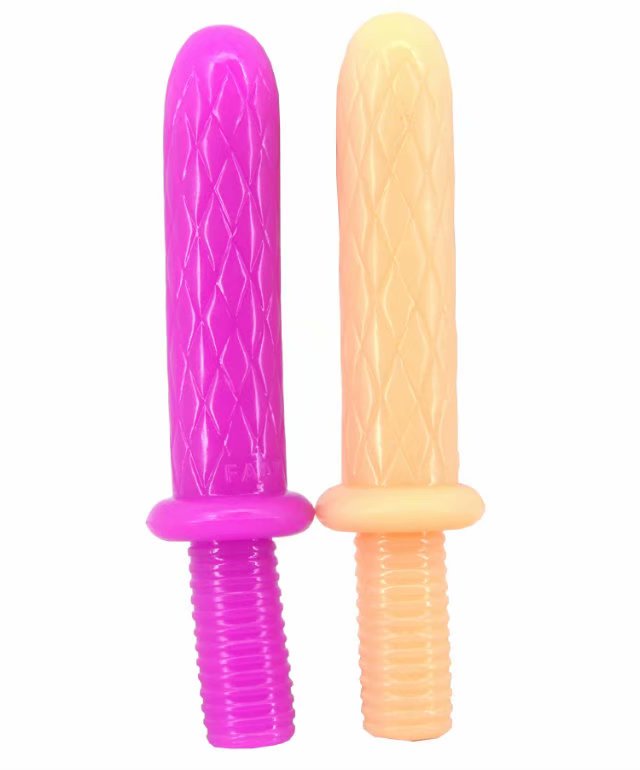 FAAK072 31.1cm Fruit Dildo with Handle Anal Plug - Image 2