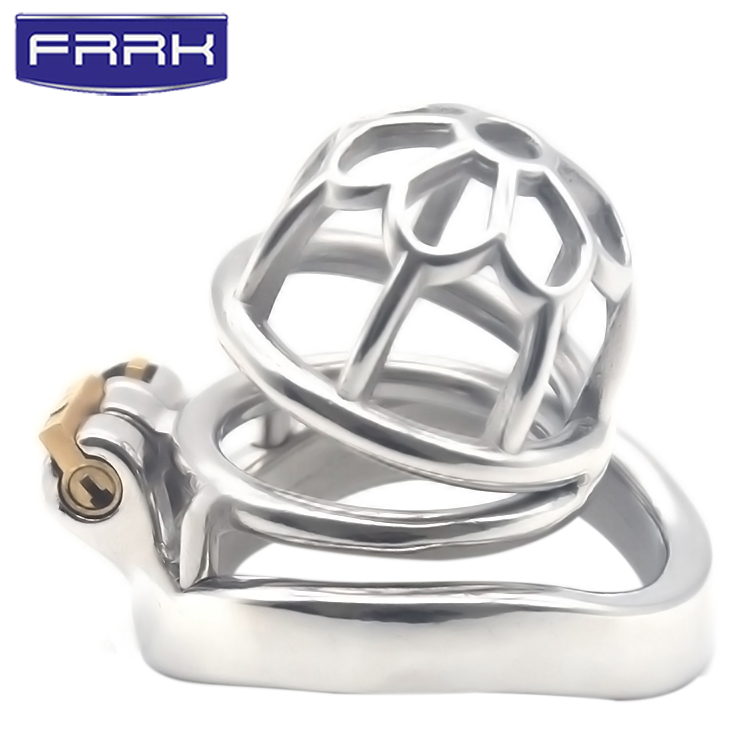 FRRK-01C Curved Ring 304 Stainless Steel Chastity Cage