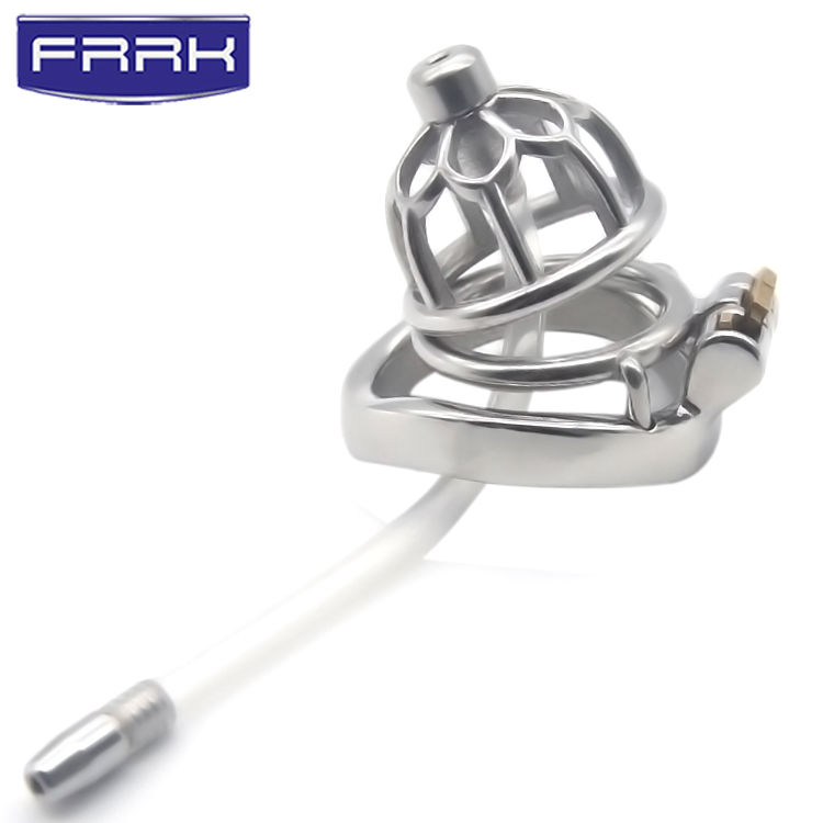 FRRK-01C Curved Ring 304 Stainless Steel Chastity Cage - Image 5