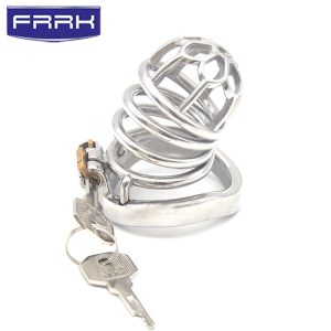 FRRK-03C Curved Ring 304 Stainless Steel Chastity Cage