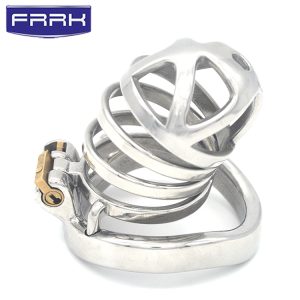 FRRK-06C Curved Ring 304 Stainless Steel Chastity Cage