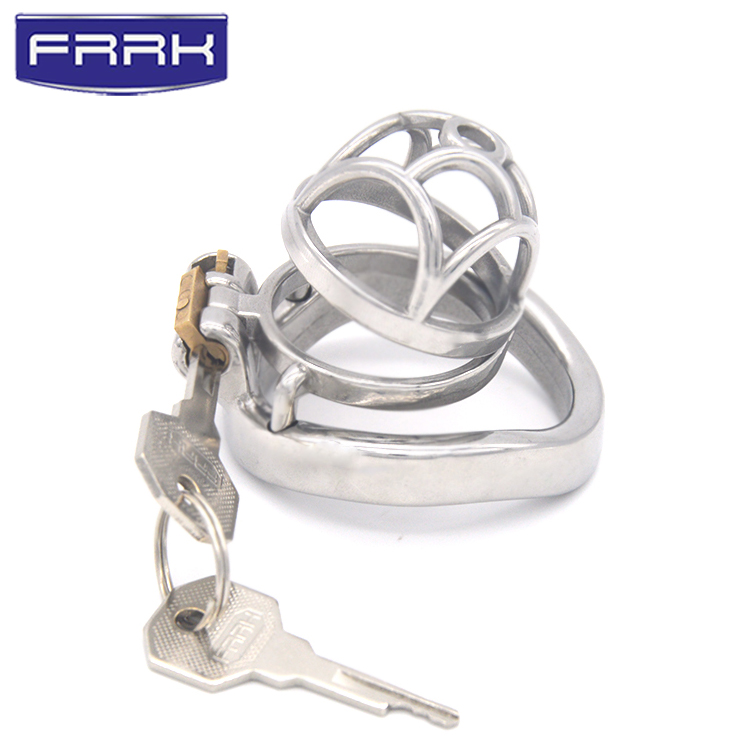 FRRK-07C Curved Ring 304 Stainless Steel Chastity Cage