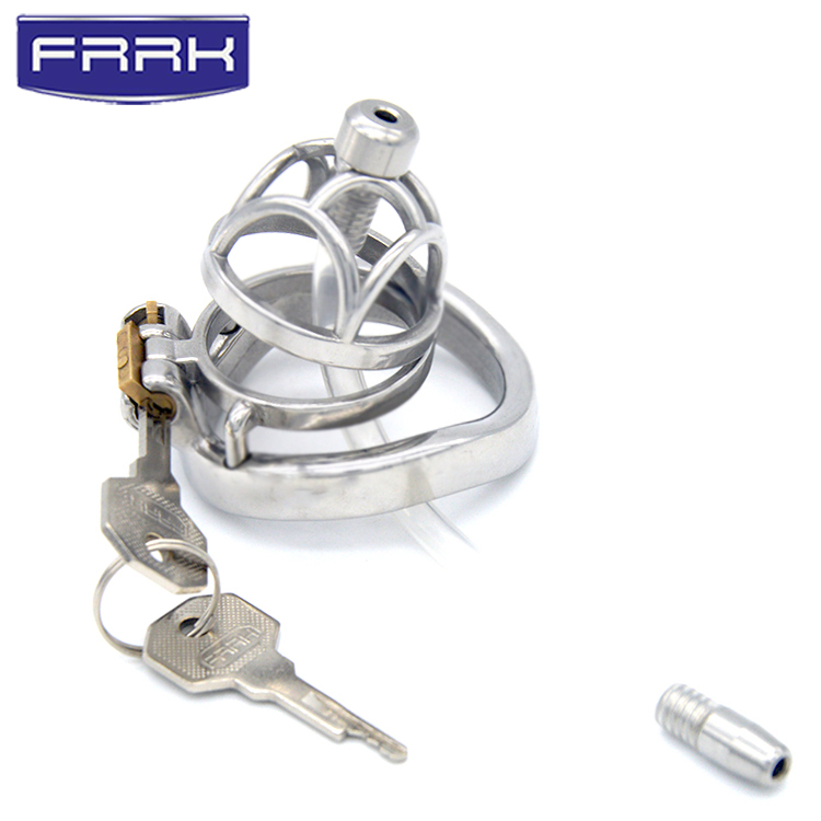 FRRK-07C Curved Ring 304 Stainless Steel Chastity Cage - Image 9