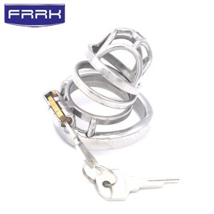 FRRK-08C Curved Ring 304 Stainless Steel Chastity Cage