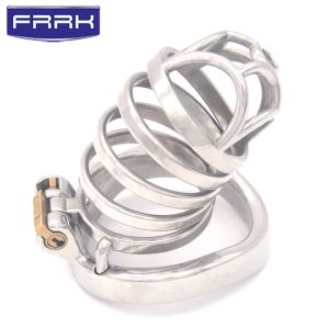 FRRK-09C Curved Ring 304 Stainless Steel Chastity Cage