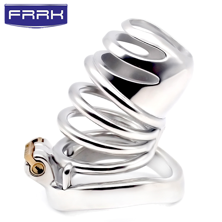 FRRK-15C Curved Ring 304 Stainless Steel Chastity Cage