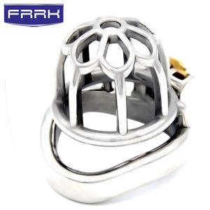 FRRK-18C Curved Ring 304 Stainless Steel Chastity Cage