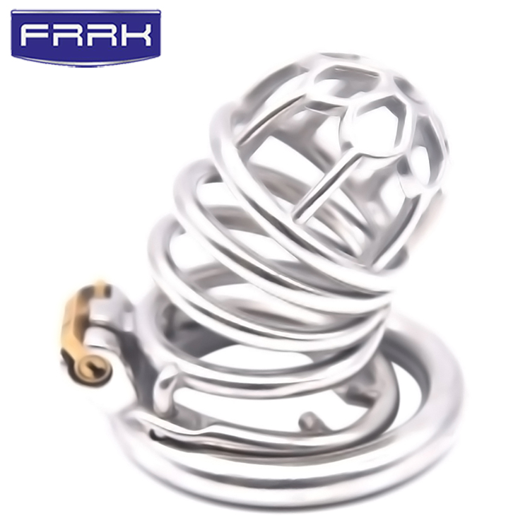 FRRK-03 Round Ring 304 Stainless Steel Chastity Cage - Image 5