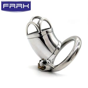 FRRK-22C Curved Ring 304 Stainless Steel Chastity Cage