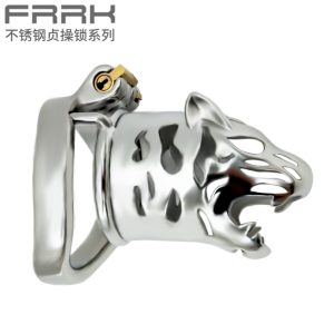 FRRK-37C Curved Ring 304 Stainless Steel Chastity Cage