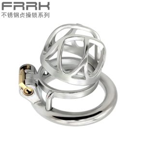 FRRK-40 Round Ring 304 Stainless Steel Chastity Cage