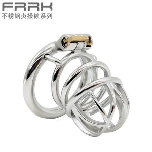FRRK-45C Curved Ring 304 Stainless Steel Chastity Cage