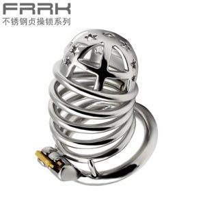 FRRK-68 Round Ring 304 Stainless Steel Chastity Cage