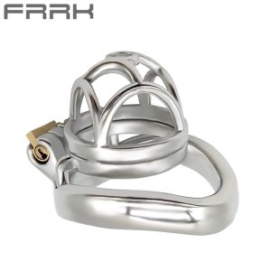FRRK-49C Curved Ring 304 Stainless Steel Chastity Cage