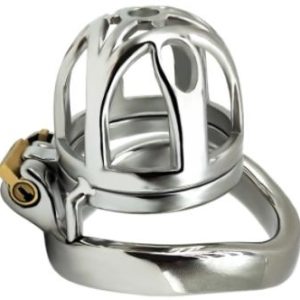 FRRK-73C Curved Ring 304 Stainless Steel Chastity Cage