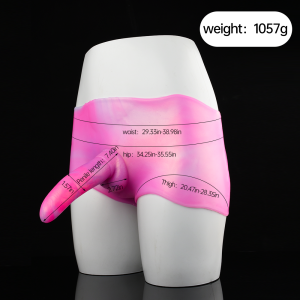 F-LT113 Kangaroo Cock Dildo Silicone Leather Pants