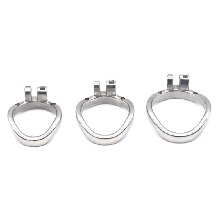 FRRK-09C Curved Ring 304 Stainless Steel Chastity Cage - Image 12
