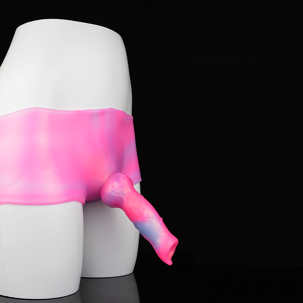 C-LT09 Wild Wolf Cock Silicone Leather Pants - Image 7