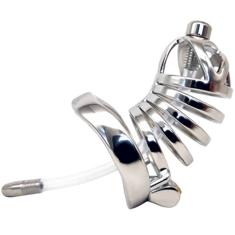FRRK-12C Curved Ring 304 Stainless Steel Chastity Cage - Image 6