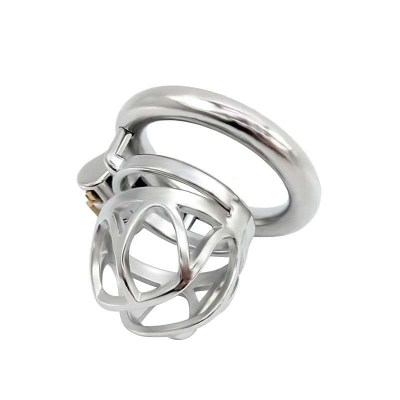 FRRK-40 Round Ring 304 Stainless Steel Chastity Cage - Image 2