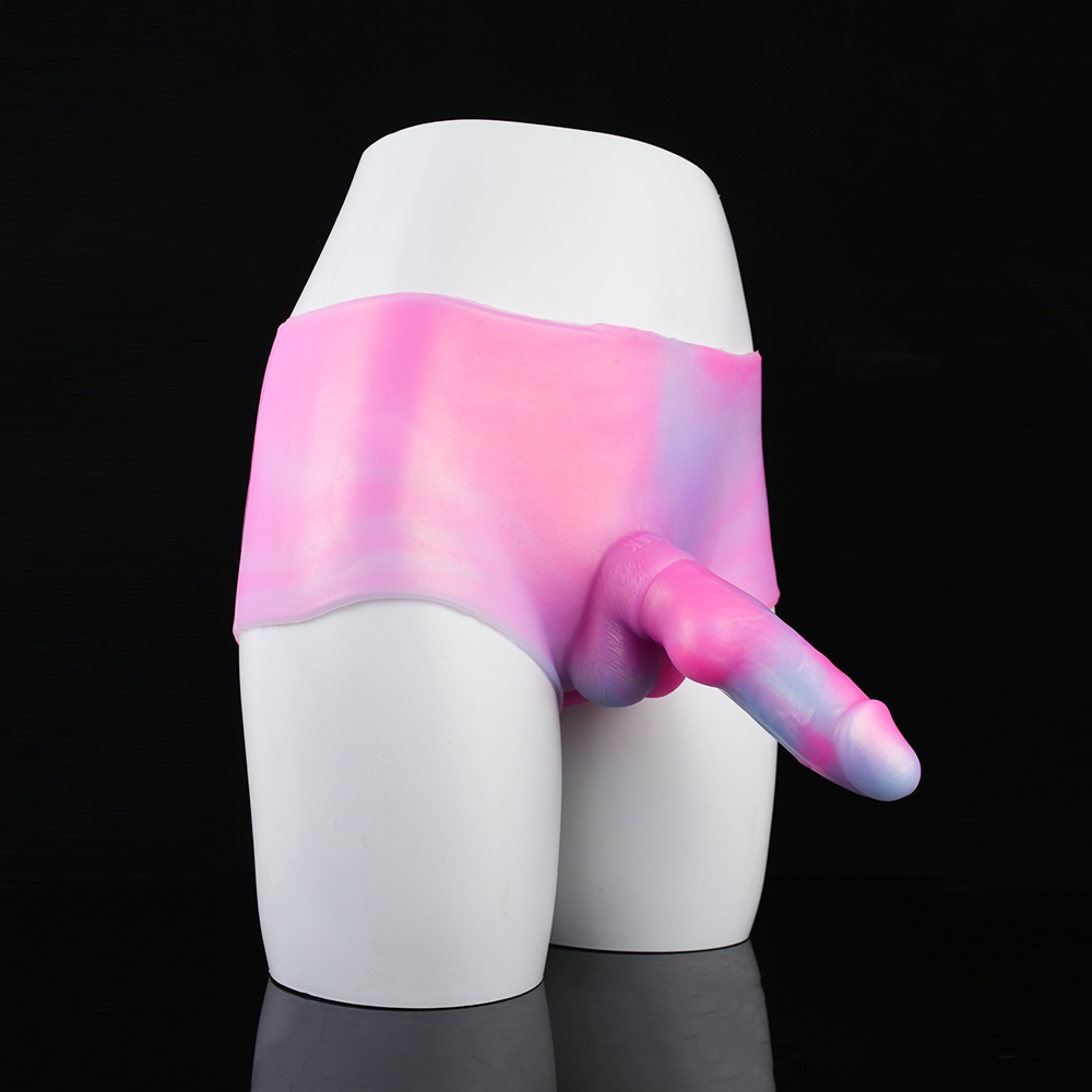 F-LT125 Weiner Dog Dildo Silicone Leather Pants - Image 4