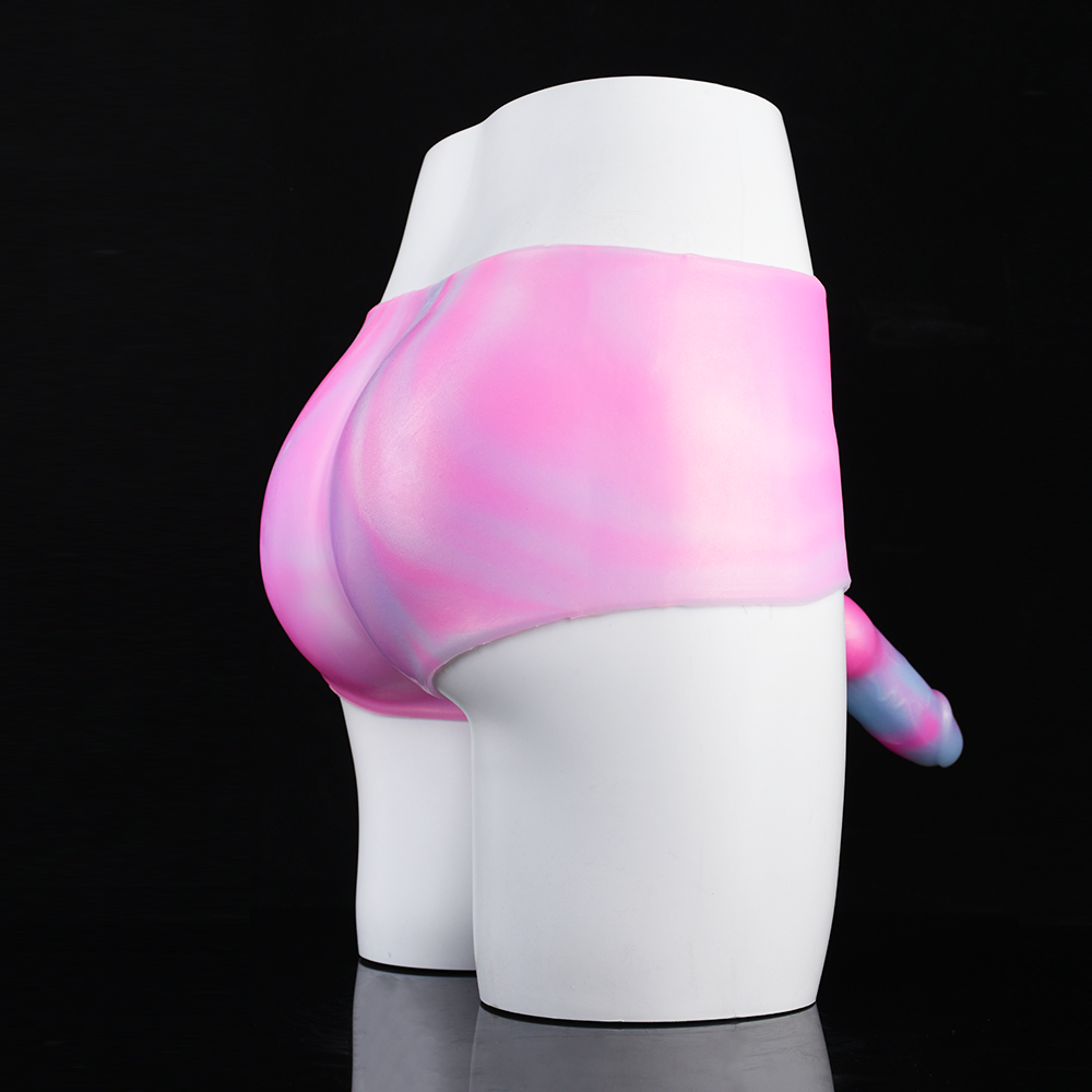 F-LT125 Weiner Dog Dildo Silicone Leather Pants - Image 7