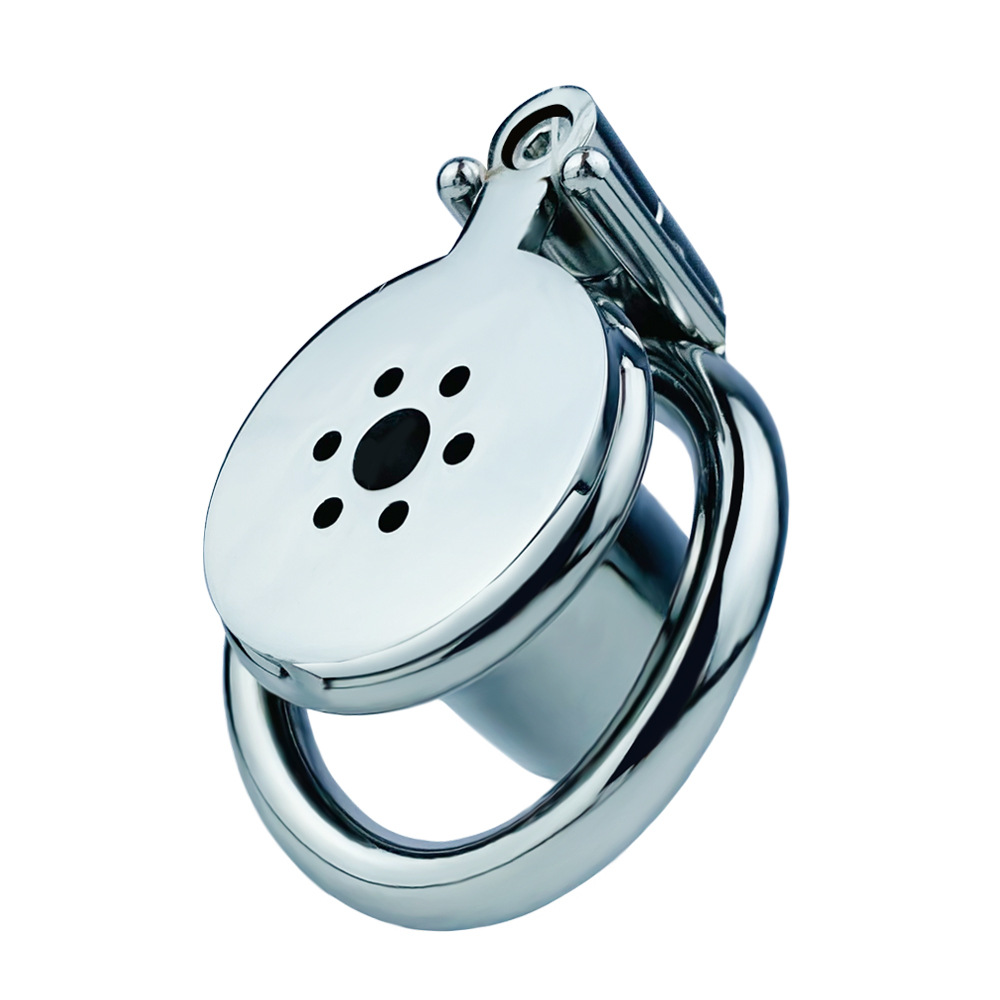 FRRK-151 Curved Ring 304 Stainless Steel Chastity Cage - Image 2