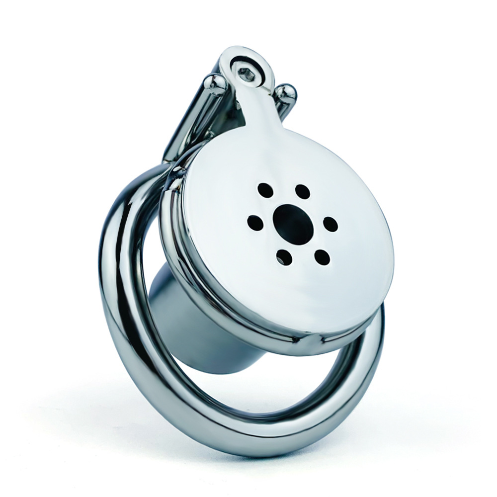 FRRK-151 Curved Ring 304 Stainless Steel Chastity Cage - Image 3