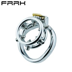 FRRK-132C Curved Ring 304 Stainless Steel Chastity Cage