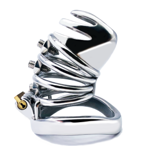 FRRK-103C Curved Ring 304 Stainless Steel Chastity Cage