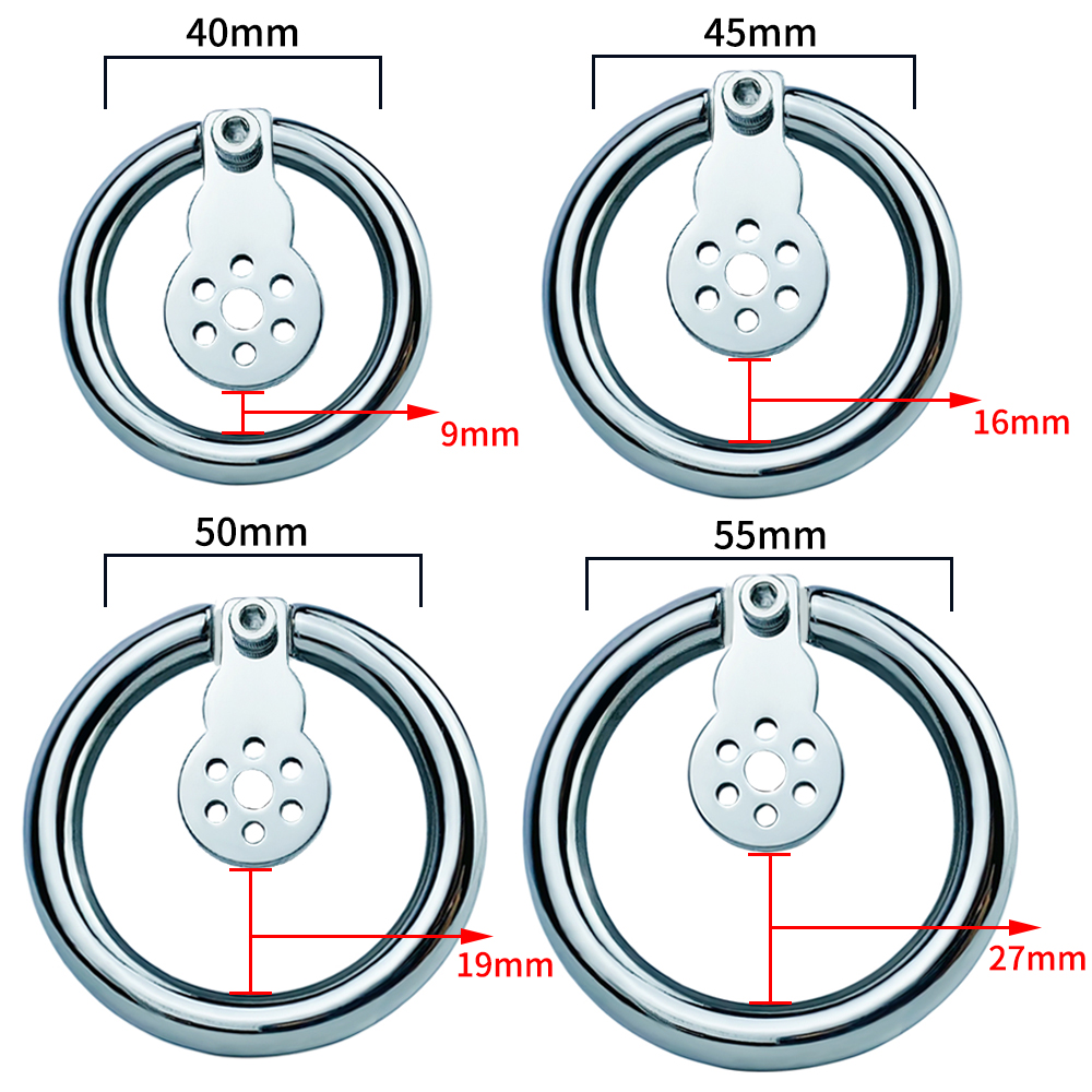 FRRK-110 304 Stainless Steel Chastity Cage - Image 2
