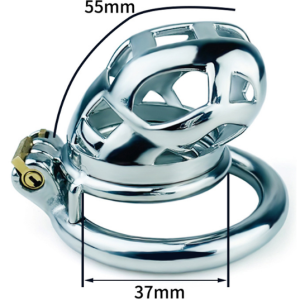 FRRK-145 Round Ring 304 Stainless Steel Chastity Cage