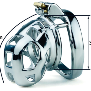 FRRK-145C Curved Ring 304 Stainless Steel Chastity Cage