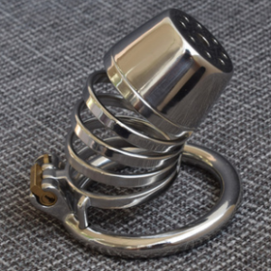 FRRK-84 Round Ring 304 Stainless Steel Chastity Cage