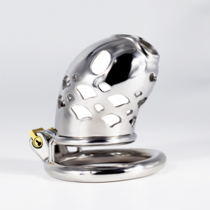 FRRK-85 Round Ring 304 Stainless Steel Chastity Cage
